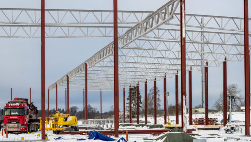MiTek Industries bygger ny anläggning i Tranås.
